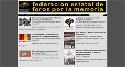 Desktop Screenshot of foroporlamemoria.info